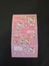 Sanrio Hello Kitty Sticker Sheet Glitter Pink Y2K Kawaii