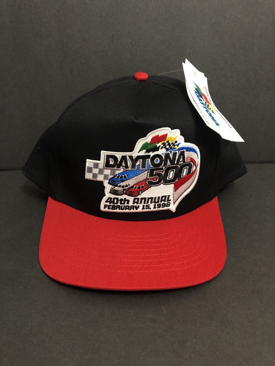 Vintage 90's Daytona 500 Nascar Racing SnapBack Hat Deadstock W