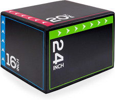 Plyo Jumping Exercise Box, Home Gym Workout Trainer, Multiple Options