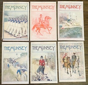 1898 Munsey Magazine COVERS ONLY Navy Sailors,Gen.Nelson A.Miles,Cruiser Ship NY