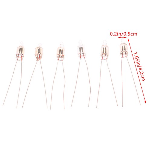 20Pcs Neon Indicator Light Red Signs 5mm Neon Lamp Glow 5X13mm 220v Bulbs - Picture 3 of 12