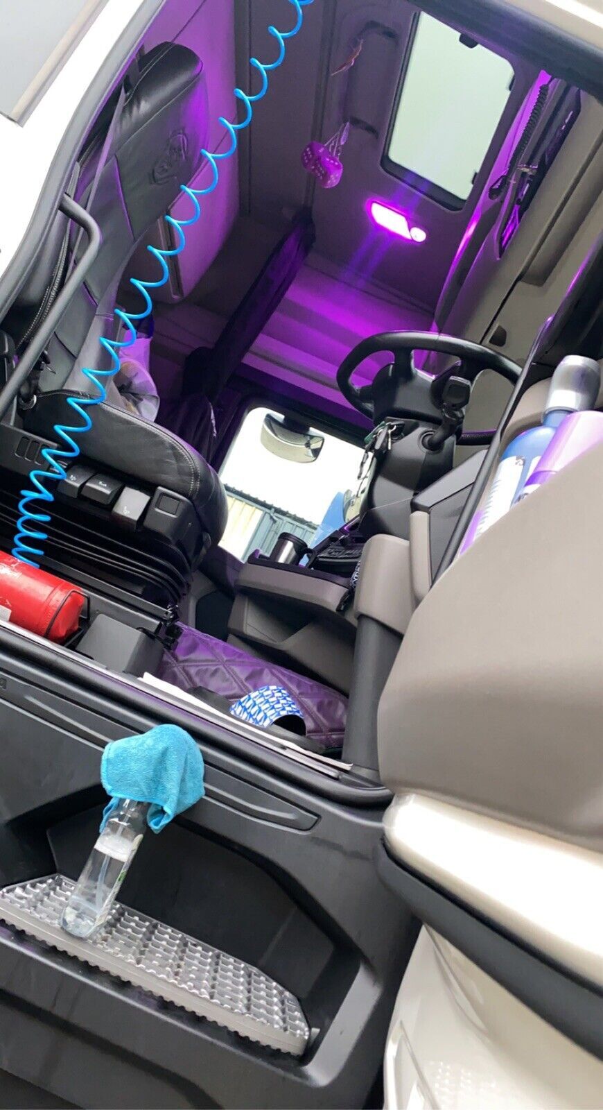  Scania Next Gen interior PINK LED bulb kit truck styling lights R S Series V8