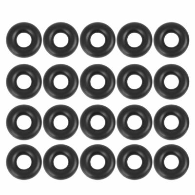 100pcs 5x1.5mm Rubber O-rings Heat Resistant Sealing Ring Gaskets for Car KD