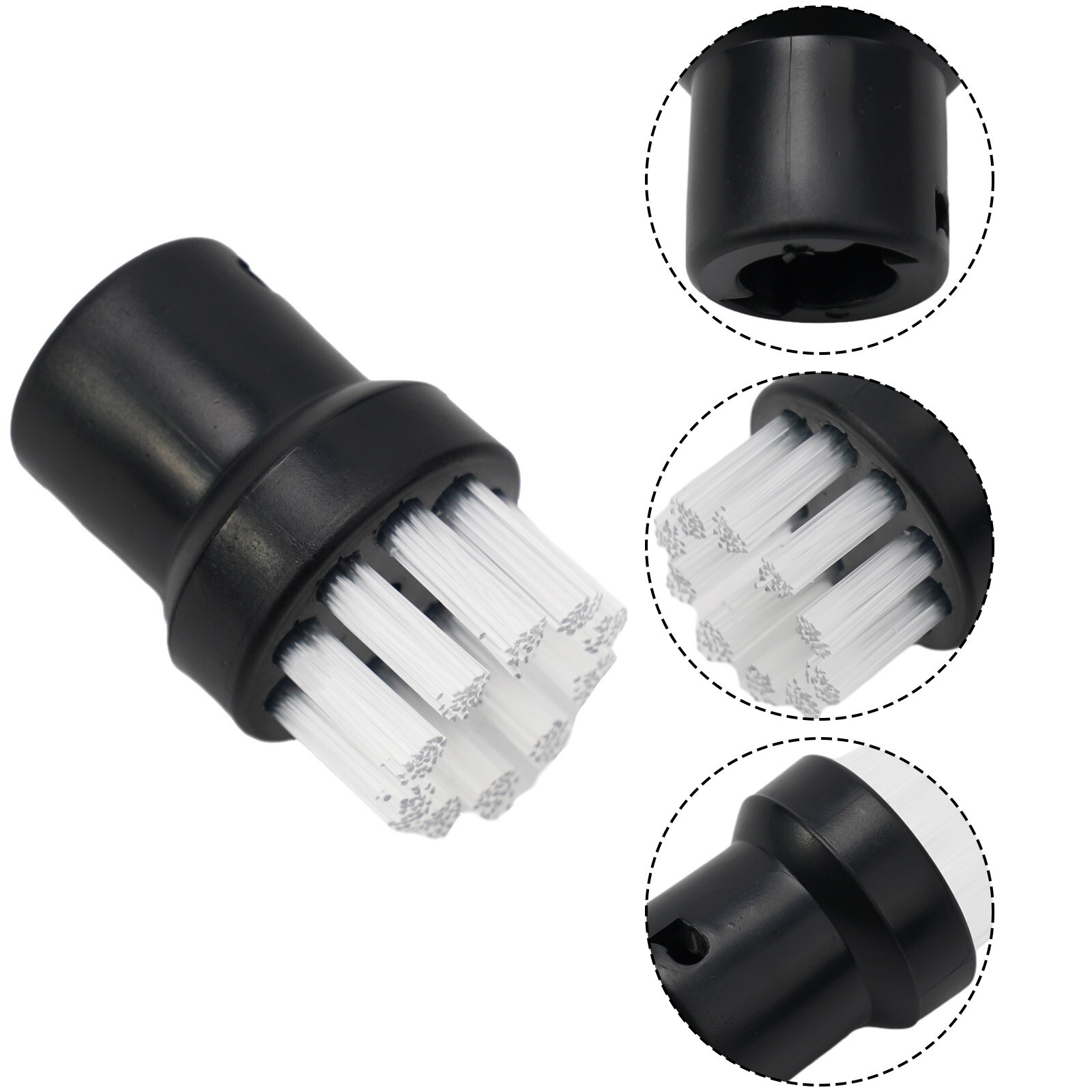 White Brush 4pcs Cleaning Tool For Round Brush Sweeper Accessories