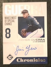  2018 CHRONICLES JAVIER GUERRA AUTO - SAN DIEGO PADRES