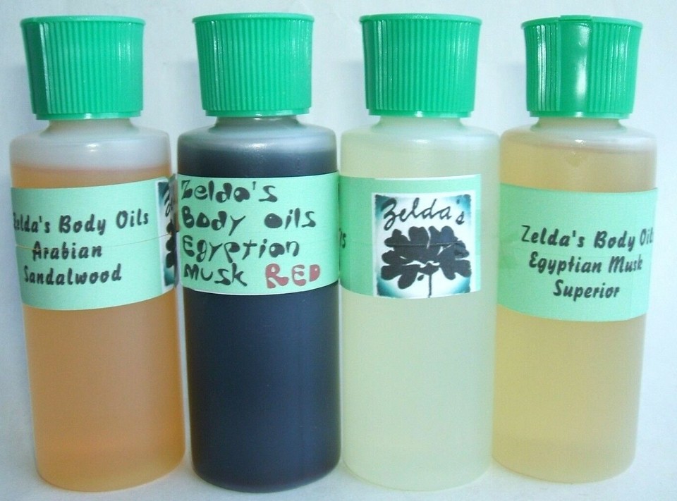 Zelda's Pure Natural Fragrance Body Oils Egyptian Musk Choose More
