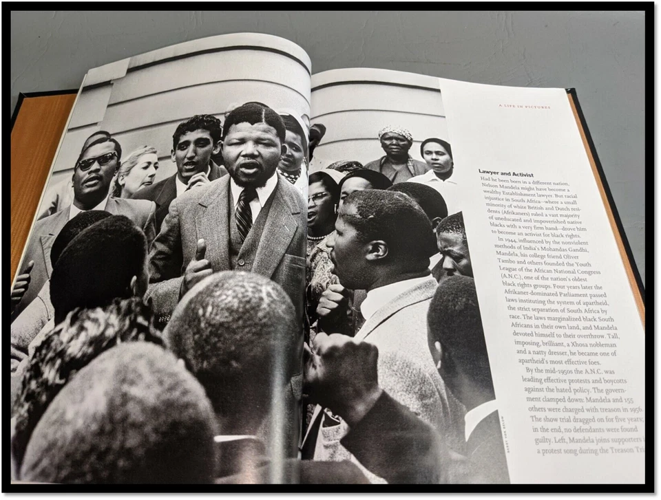 Nelson Mandela A Hero's Journey New Sealed Easton Press Leather Bound Hardback - Image 4 of 4