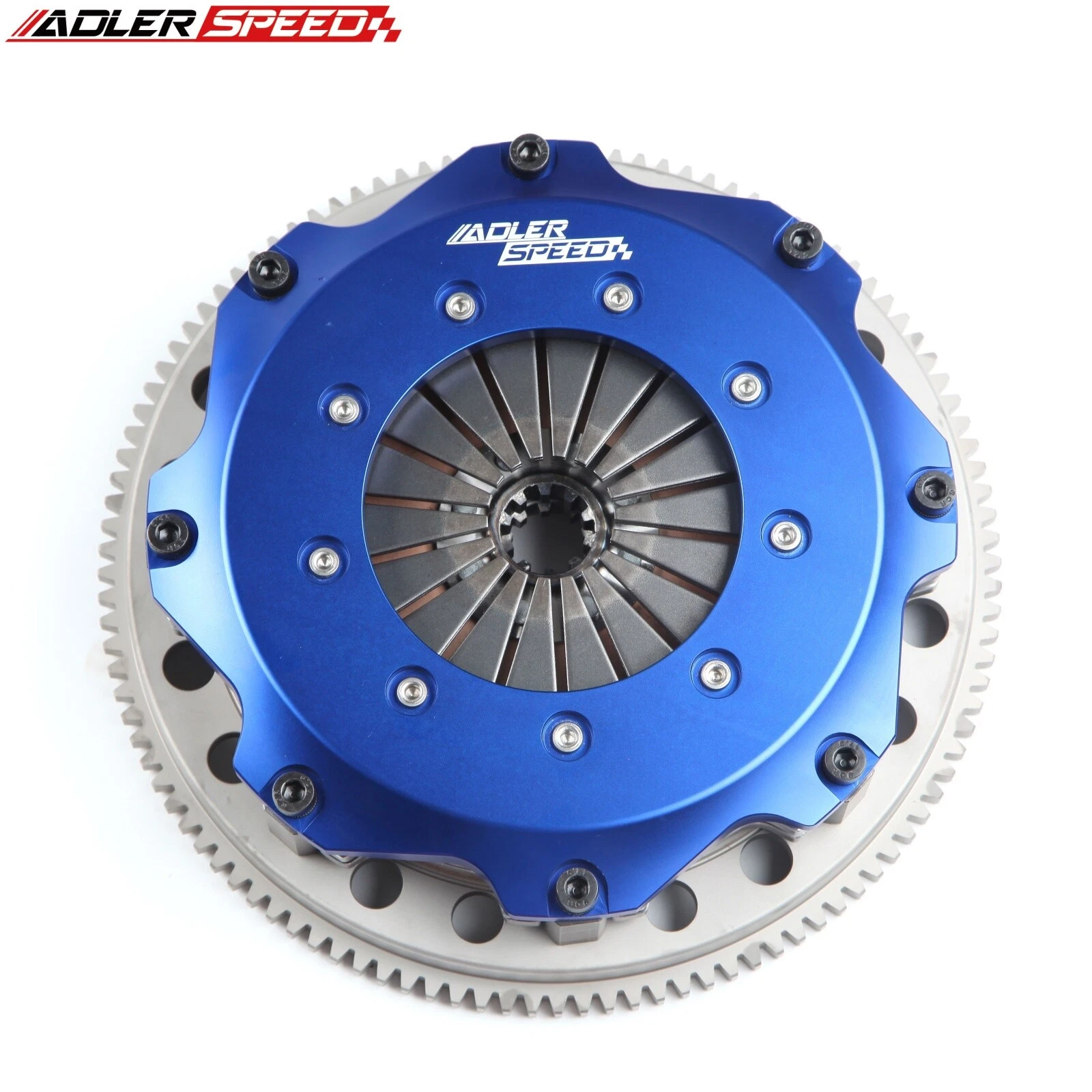 ADLERSPEED Clutch Disc 167480014416 &ndash; Ceramic Disc style: Rigid hub Disc size: 8.5" (215mm) Disc Spline: 1-1/8" x 10 Clutch Type: Push Style Release mechanis Clutch cover: Aircraft high quality alu Release bearing: Include Alignment tool: Not include Disc quantities: 2 Disc Diameter: 8.5" (215mm) OE/OEM Part Number: Does Not Apply Type: Clutch Kit Number of Teeth: 10 UPC: Does not apply Country of Origin: China &ndash; Fits BMW 323 325 328 E36 M50 M52 thumbnail 2