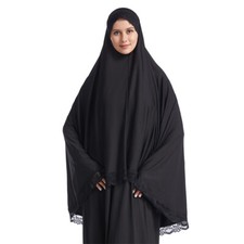 Large Overhead Headscarf Women Hijab Muslim Blouse Top One Piece Prayer Khimar