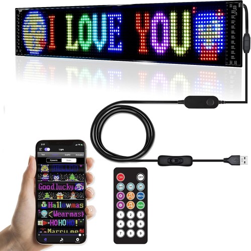 23" x 5" modernes scrollendes LED-Schild - flexibles Design & Animationen für Werbeaktionen - Bild 3 von 8