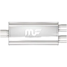 MagnaFlow 12158 Straight-Through Performance Muffler; 2.5in. Center/Dual; 5x14x8