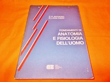 fondamenti di anatomia e fisiologia dell'uomo casa editrice ambrosiana 1977 