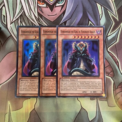 LCGX-DE192 x3 Vennominom der König der Giftschlangen Super Excellent Yugioh
