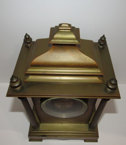 Antique Japy Freres French Bronze & Porcelain Delft Tablets Clock 8-Day - Picture 9 of 14