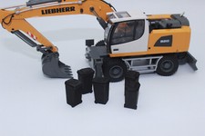 5X Black Trash Can 1:50 For Landscape Or Diorama New