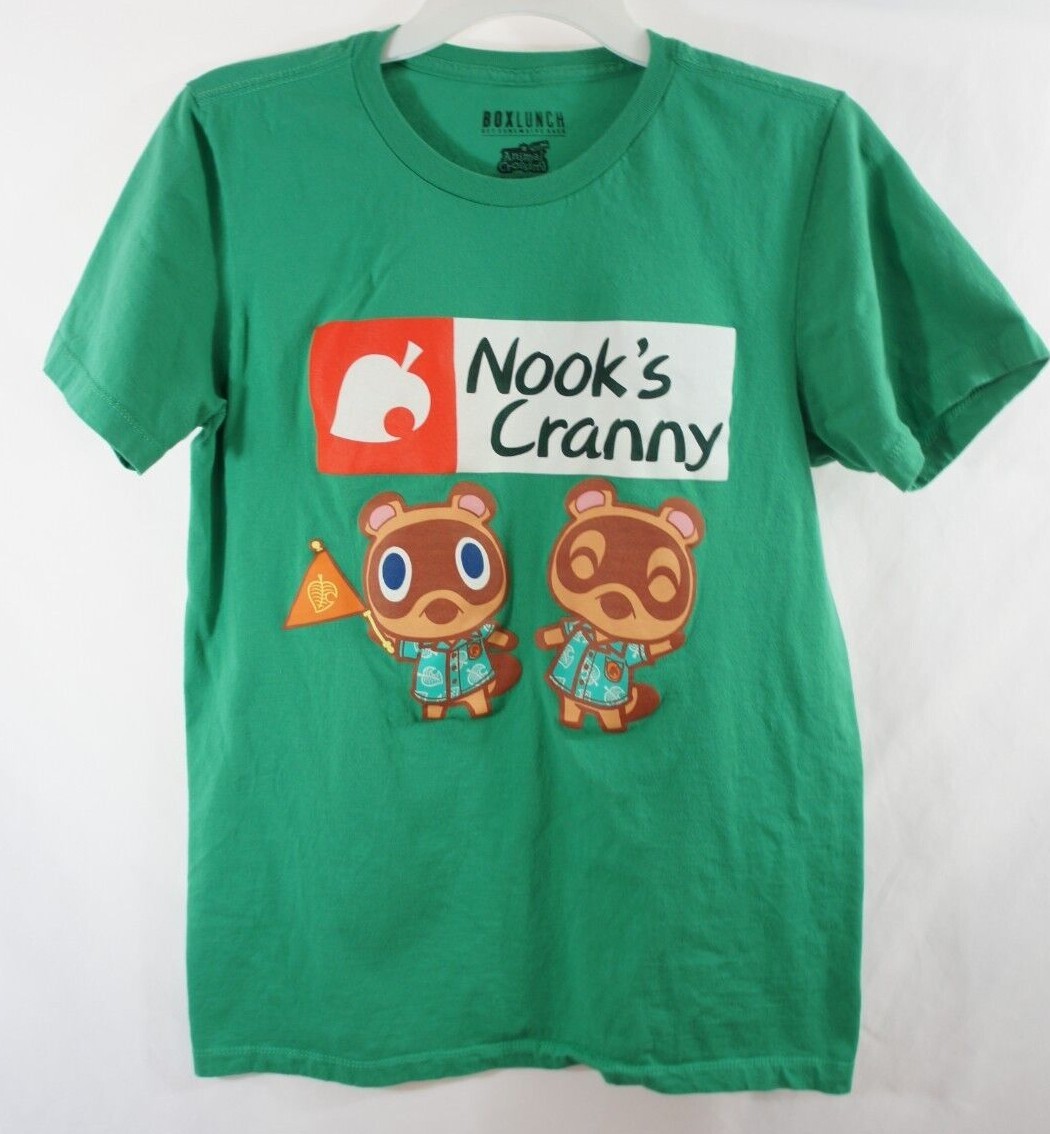 Animal Crossing T Shirt Nook's Cranny Size Medium Box Lunch