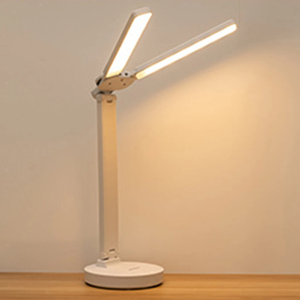 Double light desk sale lamp