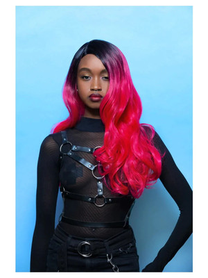 Manic Panic Cleo Rose Queen Wig Ladies Deluxe Wig Fancy Dress Heat Styleable