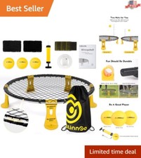 Premium Roundnet Game Set with Anti-Slip Design - Elevated Gameplay Experience