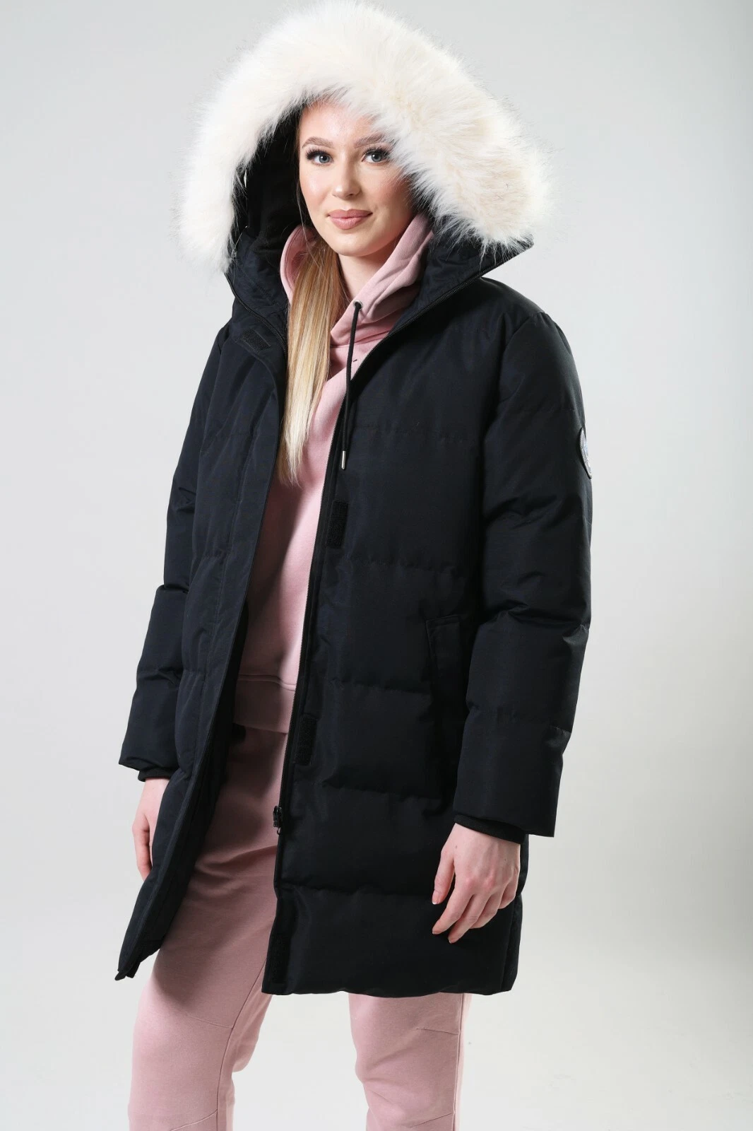 CANADA GOOSE Parka esterno artico alla moda antracite donna premium resistente all'acqua (NERO)