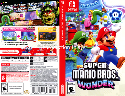 Super Mario Bros Wonder Switch Replacement Case | eBay UK