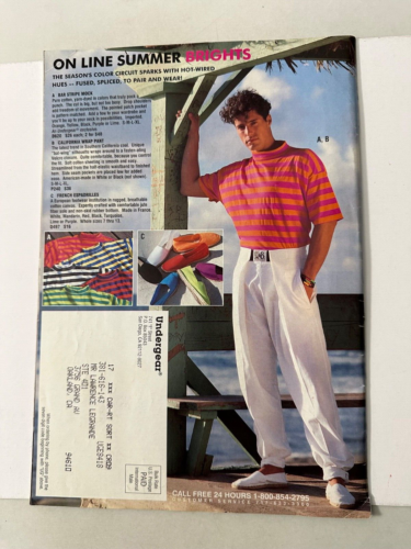 UNDERGEAR Vintage Herren KATALOG Sommerausgabe - 1990! - Bild 2 von 9