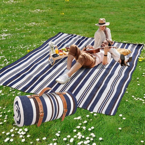 80"x80" Extra Large Waterproof Picnic Blanket, Foldable for Outdoor & Indoor Use