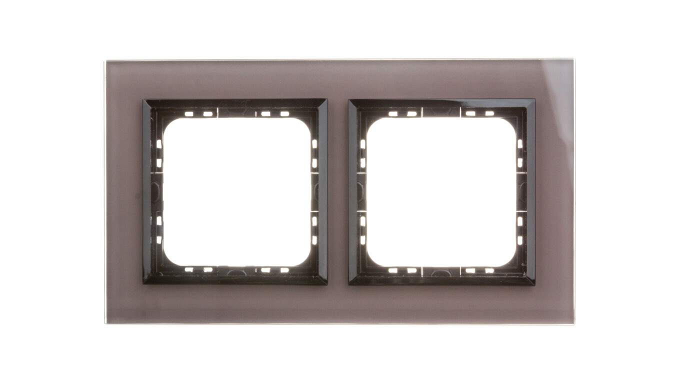SONATA Double frame, gray glass / black R-2RGC / 41/25 /T2UK