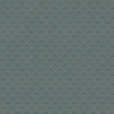 33029 - Apelviken Fleur de Lys Motiv Blau Galerie Tapete