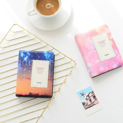 64 Taschen Polaroid Fotoalbum Etui Aufbewahrung für Fujifilm Instax Mini Filmgröße