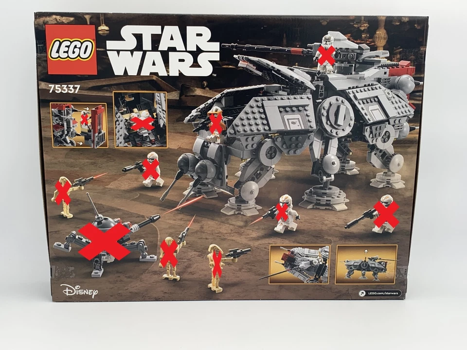 LEGO 75337 Star Wars AT-TE Walker, ohne Minifiguren Neu (DHL) - Bild 2 von 2