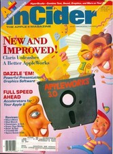 1989 InCider Magazine: Improved AppleWorks/Graphics Software/Apple II/MacroMate