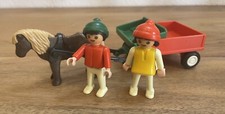 Playmobil 3583 Pony Wagen mit Kindern kutsche