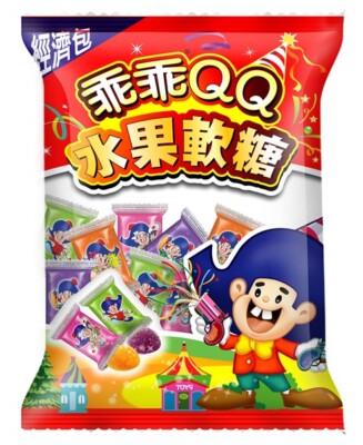 Kuai Kuai] QQ Fruity Gummy Candy/Tropical Fruity Flavor 340g 乖乖