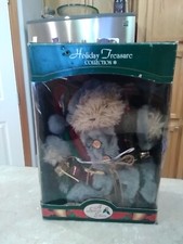 Vtg Holiday Treasure Collection A Special Edition Christmas Bear 81246 With Box
