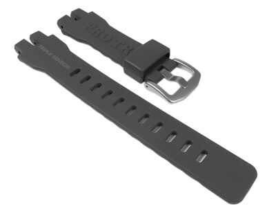 Casio Ersatzband Uhrenarmband Resin Band Dunkelgrau für PRW-3000