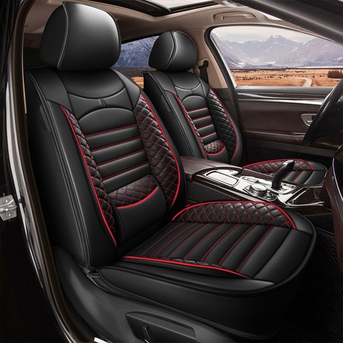 For Hyundai Kona 2018-2024 Car 5 Seat Covers Fuax Leather Front Rear Cushion Pad - Picture 2 of 9