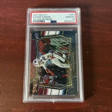 2022 Panini Select Field Level Tri-Color Prizm /75 Damar Hamlin #457 Rookie RC
