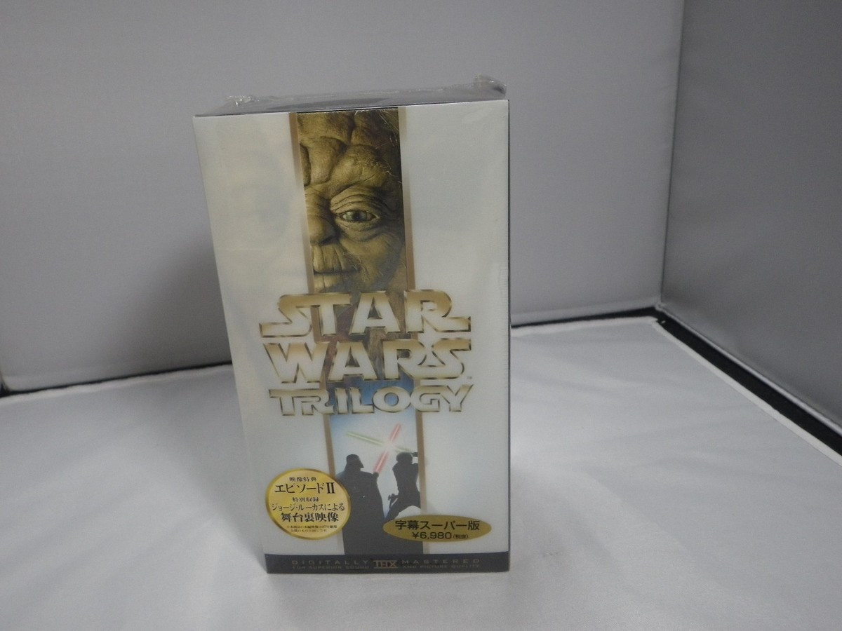 Star WarsTrilogy VHS NEW Unopend JAPAN Ver From Japan