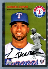 2023 Topps Chrome Platinum Anniversary EZEQUIEL DURAN RC BASE #45 Texas Rangers