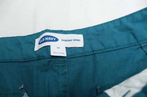 Old Navy Everyday Shorts. 14. Dark Teal. New With Tags - Bild 4 von 4