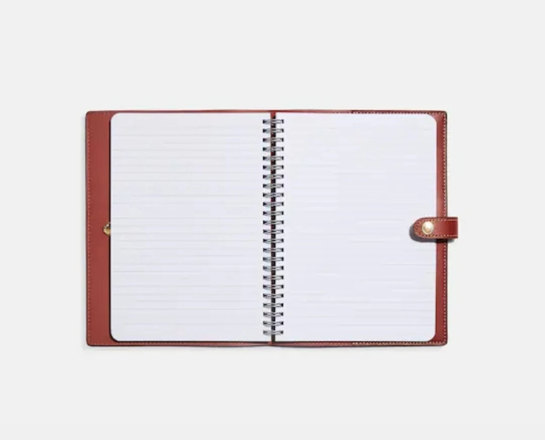 Coach X Peanuts Notebook In Signature Canvas With Snoopy Woodstock