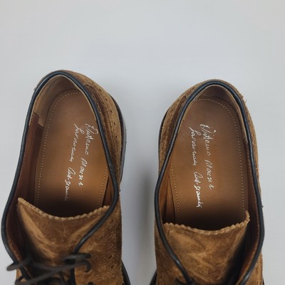 Antonio Maurizi Wingtip Suede Leather Oxford in Brown Size  display picture 1