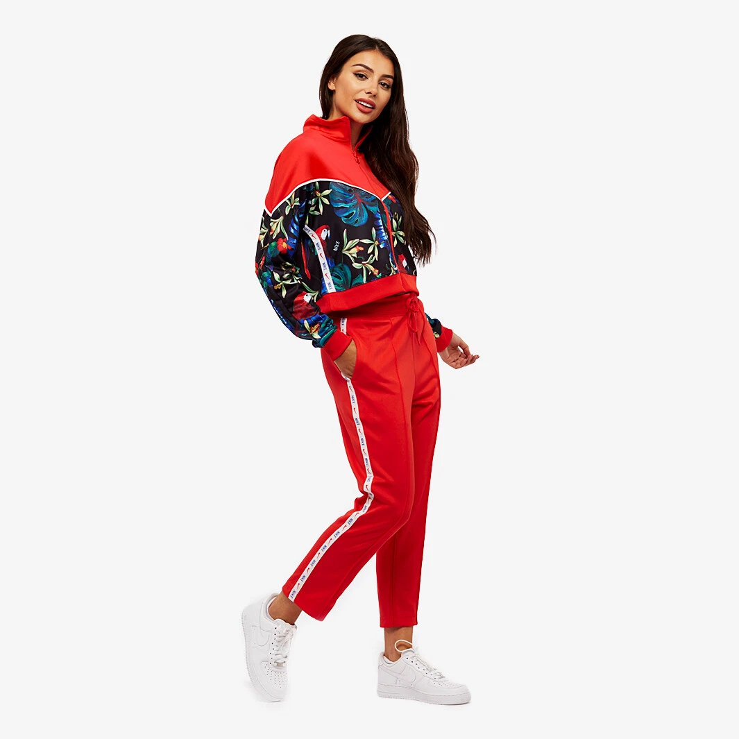 Nike Red Tropical Hyper Femme Print Tracksuit Bottoms