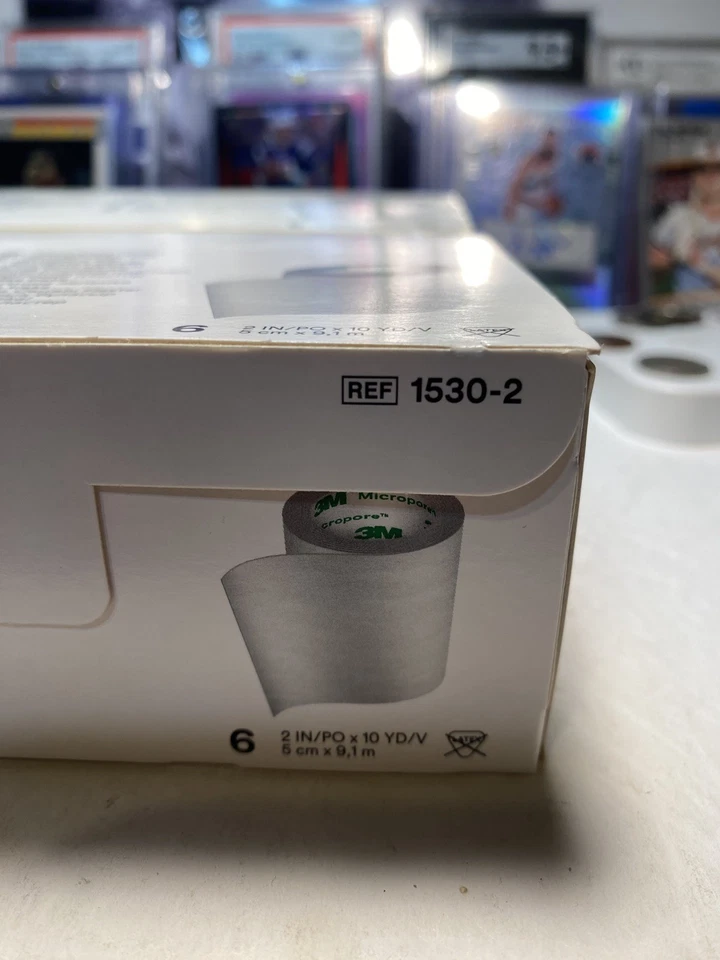 12 ROLLOS - 3M Cinta Médica Quirúrgica Microporos 2" x 10 yardas. Ref Modelo 1530-2 Foto 3 de 4