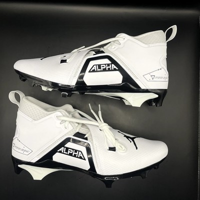 Nike Air Jordan Alpha Menace Pro 3 Wide Football Cleats White DH3367-100 Mens 13