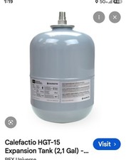Calefactio #15 Boiler Expansion Tank, 2.1 Gallon Volume, Replaces Amtrol/Extrol