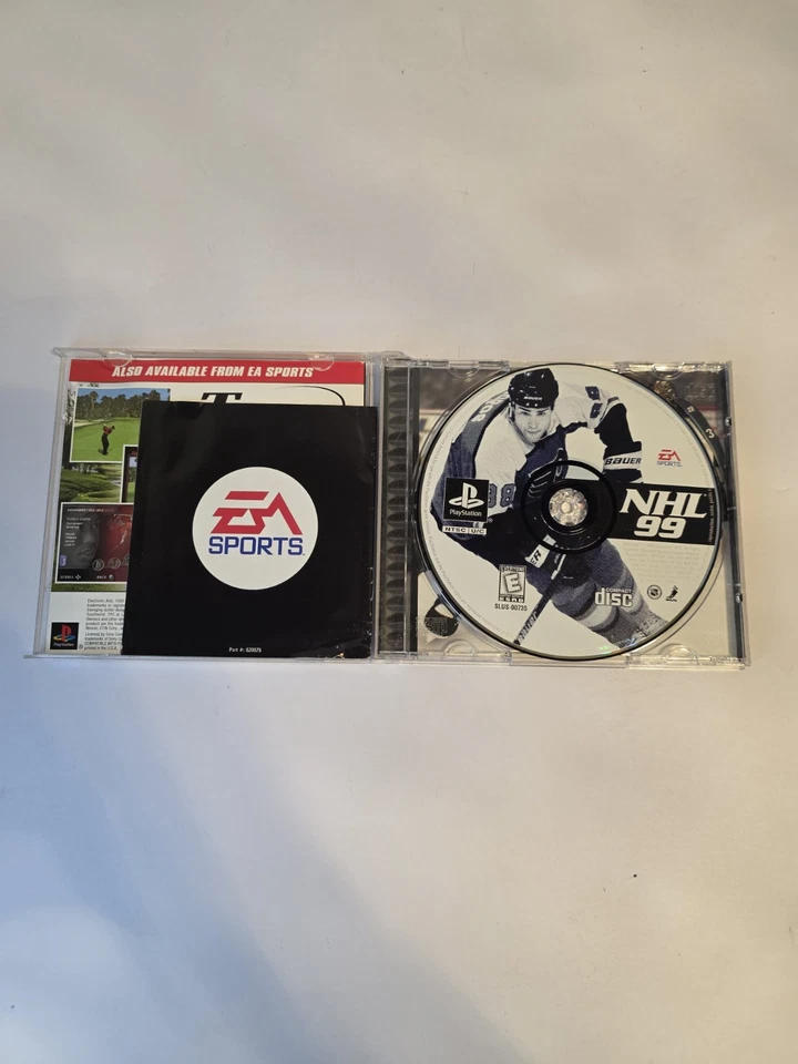 NHL 99 PlayStation PS1 Video Game EA Sports Hockey Tested Working, CIB - Image 2 of 4