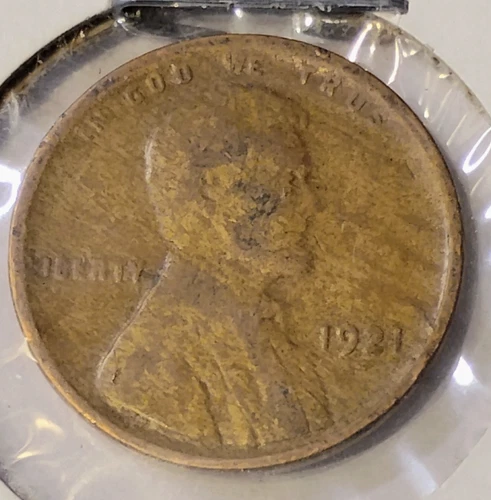 1921 S Lincoln Cent, Penny, In Very Good  Condition