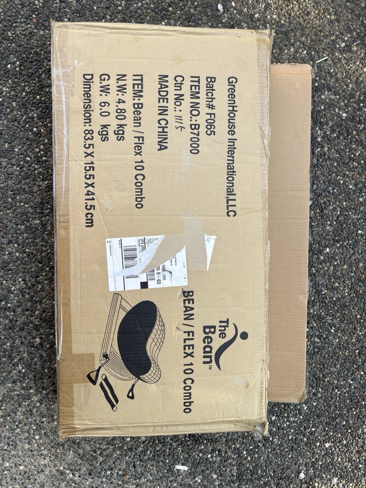 THE BEAN ELITE Flex 10 Combo B9000 Inflatable Exercise Device Yoga Pilates - NEW
